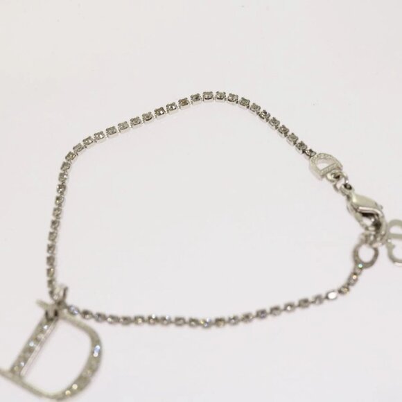 Christian Dior Bracelet metal Silver Auth am6013 - Picture 6 of 11